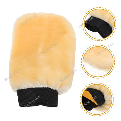 1pcs Car Washing Glove Wool Double Sided