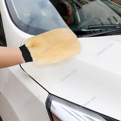 1pcs Car Washing Glove Wool Double Sided