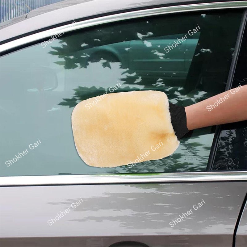 1pcs Car Washing Glove Wool Double Sided