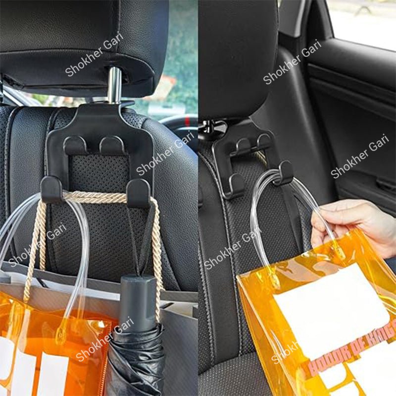 Car 1Pcs 2 In 1 Back Seat Hanger For Hanging