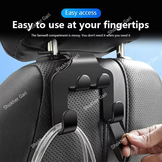 Car 1Pcs 2 In 1 Back Seat Hanger For Hanging