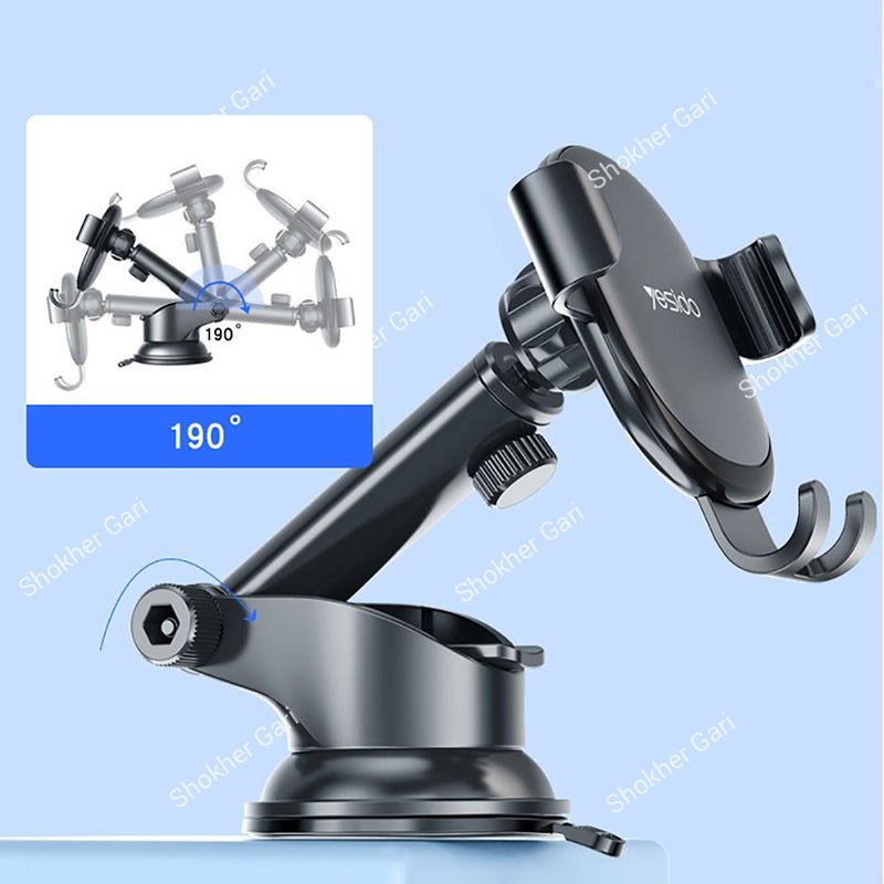 Yesido C120 Telescopic Car Dashboard Windshield Mobile Holder