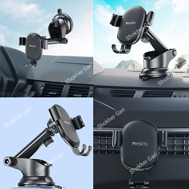Yesido C120 Telescopic Car Dashboard Windshield Mobile Holder