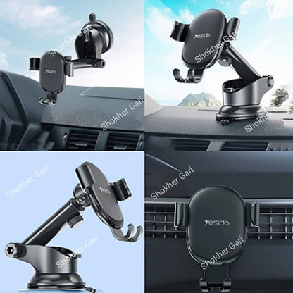 Yesido C120 Telescopic Car Dashboard Windshield Mobile Holder