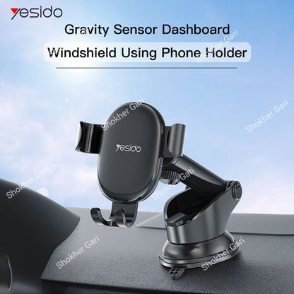 Yesido C120 Telescopic Car Dashboard Windshield Mobile Holder