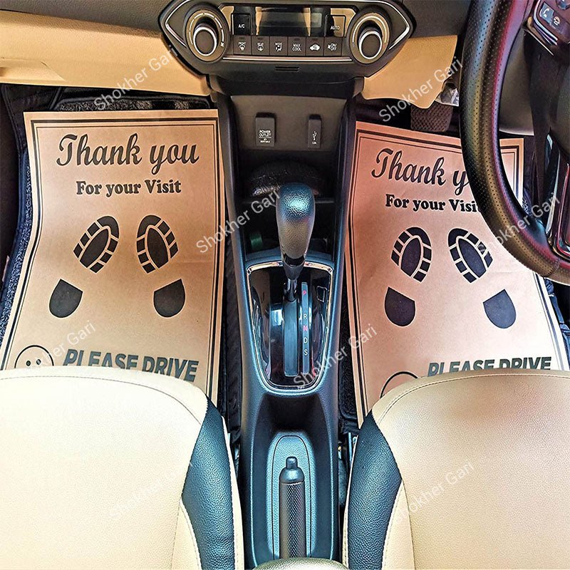 Car Floor Disposable Paper Foot Mat