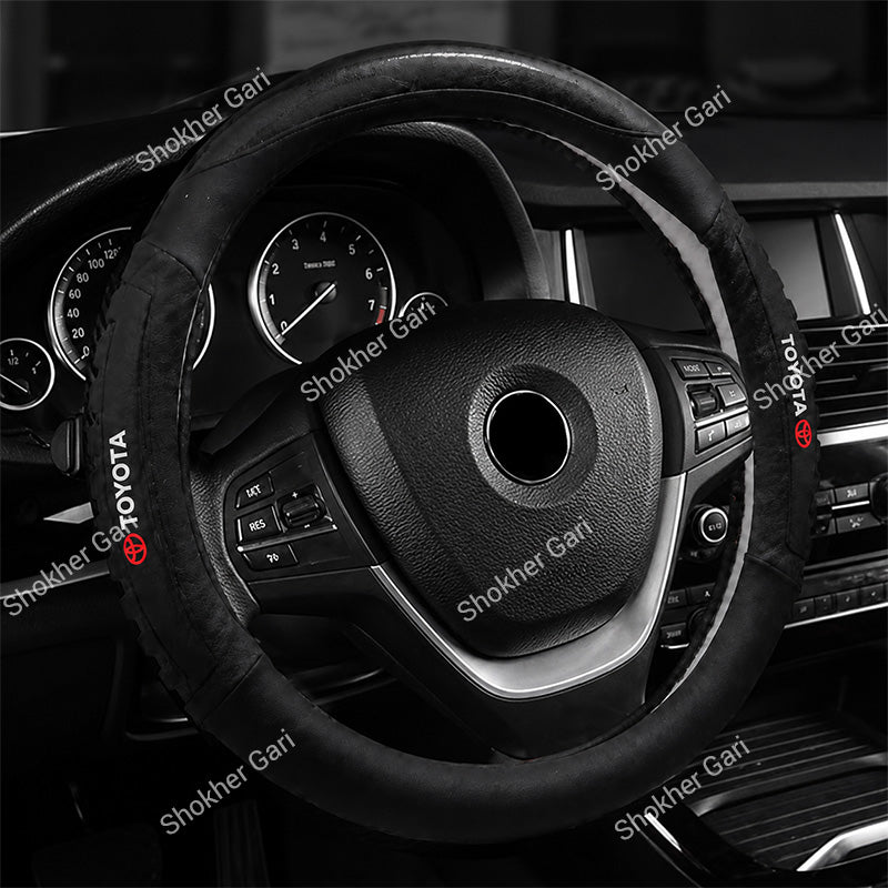 Car Steering Wheel Cover Artificial leather Toyota