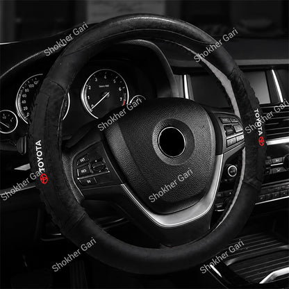 Car Steering Wheel Cover Artificial leather Toyota