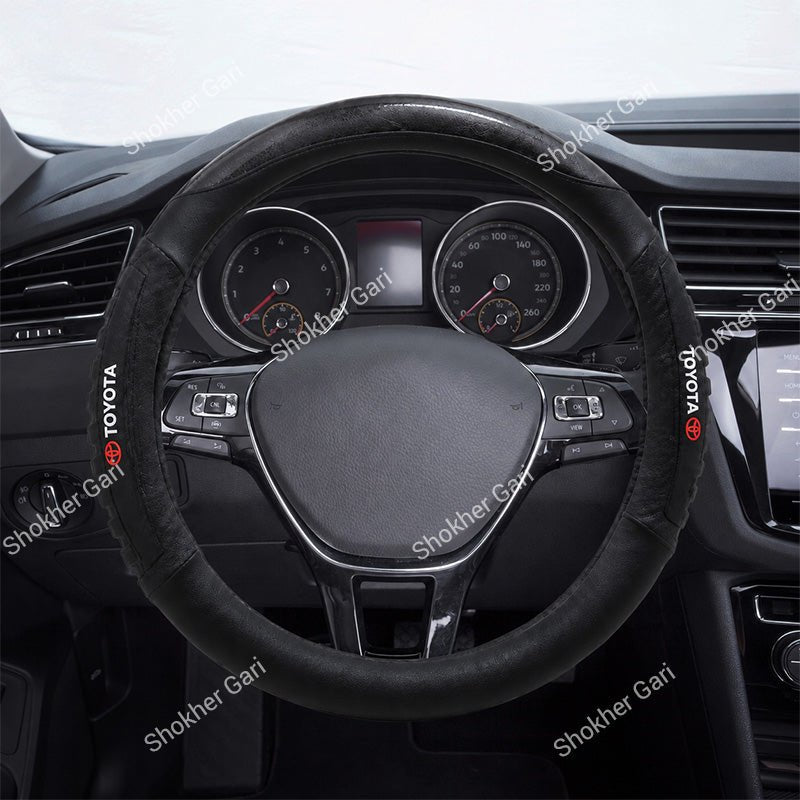 Car Steering Wheel Cover Artificial leather Toyota