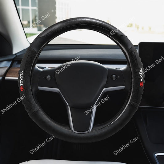 Car Steering Wheel Cover Artificial leather Toyota