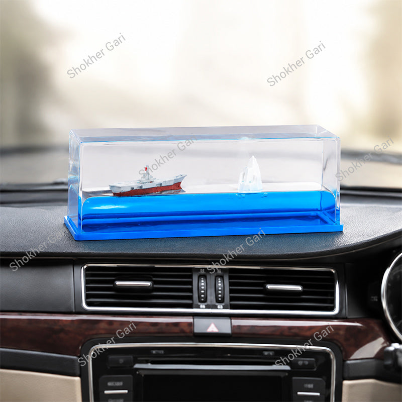 Car & Home Cruise Ship Fluid Pirate Ship Liquid Drifting Showpiece