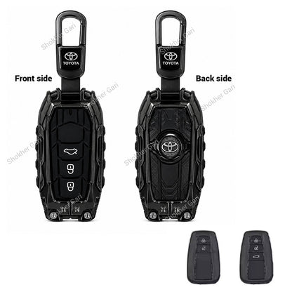 Car Dragon Style Metal remote cover 3 button Chr, Corolla Cross, Prado, Prius