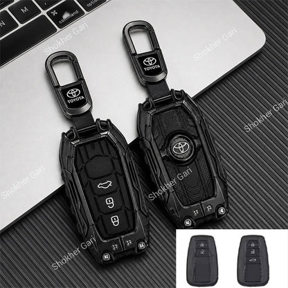 Car Dragon Style Metal remote cover 3 button Chr, Corolla Cross, Prado, Prius