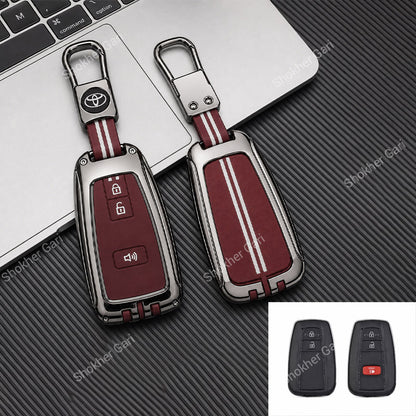 Car Colorful Metal Remote Cover 3 Button Chr, Corolla Cross, Prado, Prius