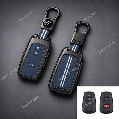 Car Colorful Metal Remote Cover 3 Button Chr, Corolla Cross, Prado, Prius