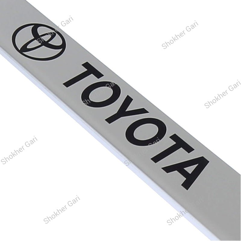 Car 2pcs Stainless Steel License Plate Frame