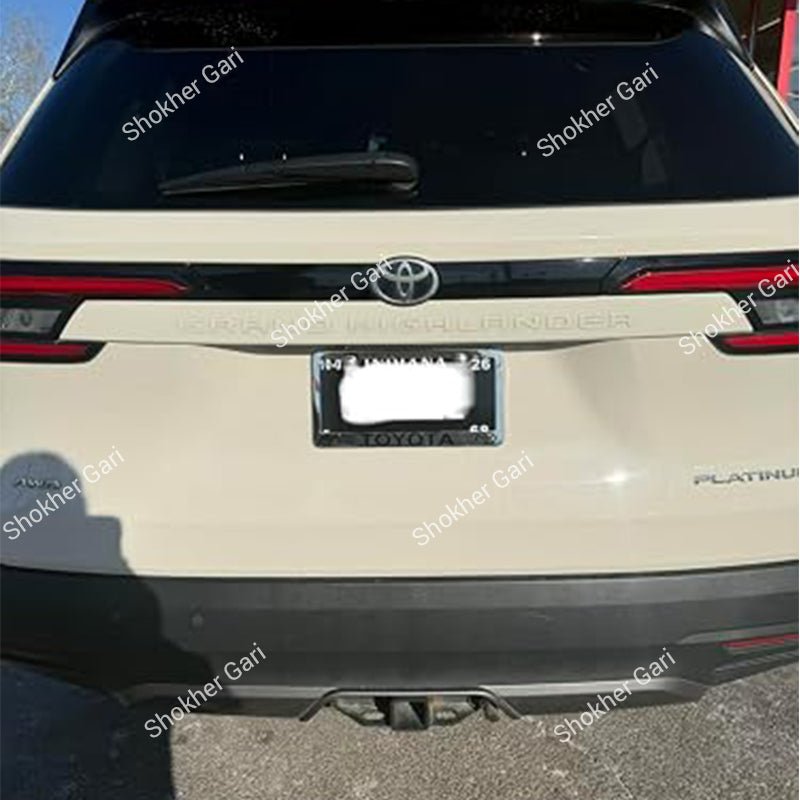 Car 2pcs Stainless Steel License Plate Frame