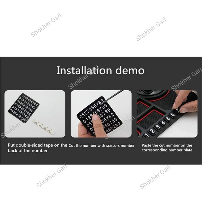 Car-Mounted Phone Holder Anti-Slip Mat Multifunctional