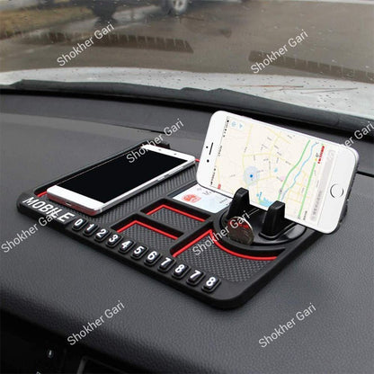 Car-Mounted Phone Holder Anti-Slip Mat Multifunctional
