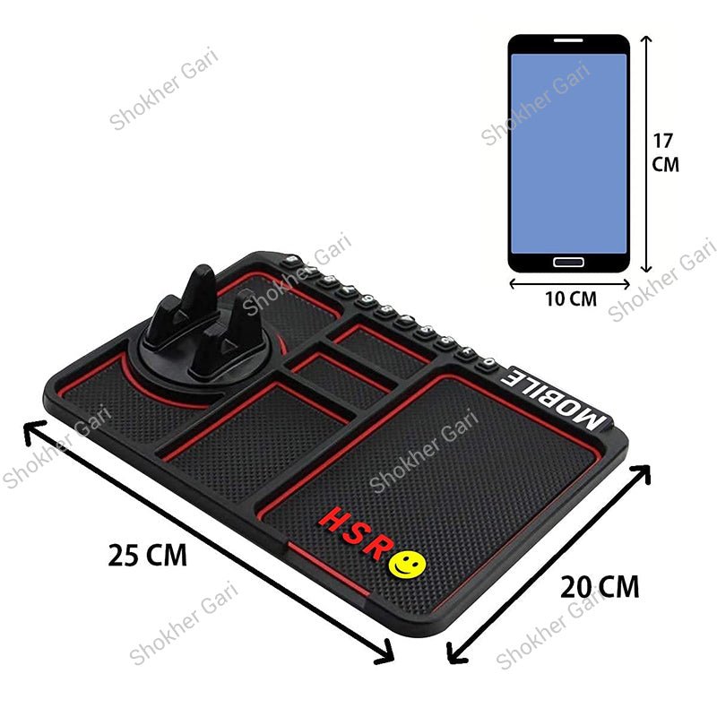 Car-Mounted Phone Holder Anti-Slip Mat Multifunctional