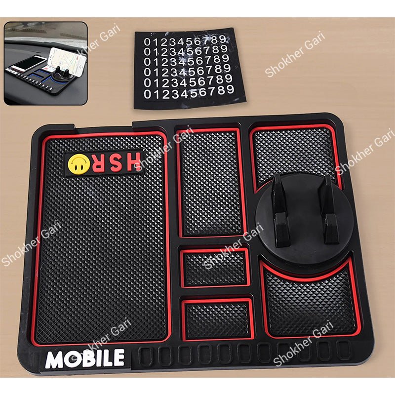 Car-Mounted Phone Holder Anti-Slip Mat Multifunctional