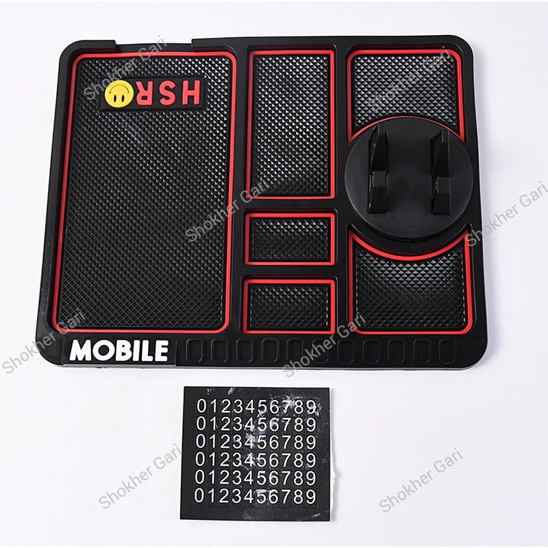 Car-Mounted Phone Holder Anti-Slip Mat Multifunctional