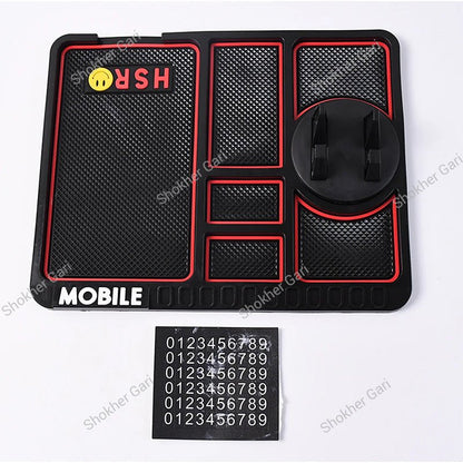 Car-Mounted Phone Holder Anti-Slip Mat Multifunctional