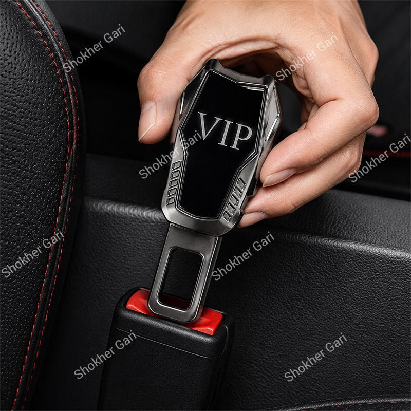 Car Vip Seat Belt Buckle And Clip 2 In 1 Pcs