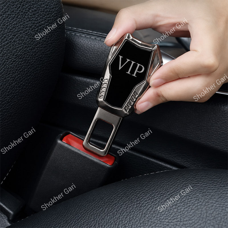 Car Vip Seat Belt Buckle And Clip 2 In 1 Pcs