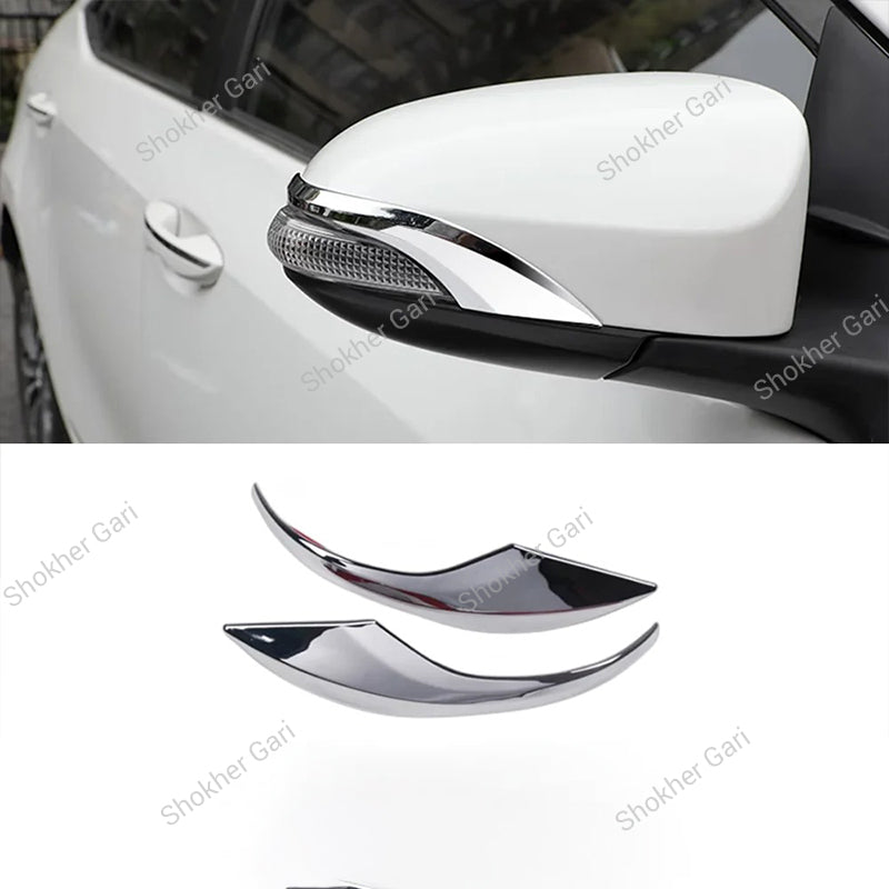 M/y Allion, Premio Car Nickel Styling Mirror  Cover Trim 2pcs Set