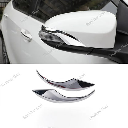 M/y Allion, Premio Car Nickel Styling Mirror  Cover Trim 2pcs Set
