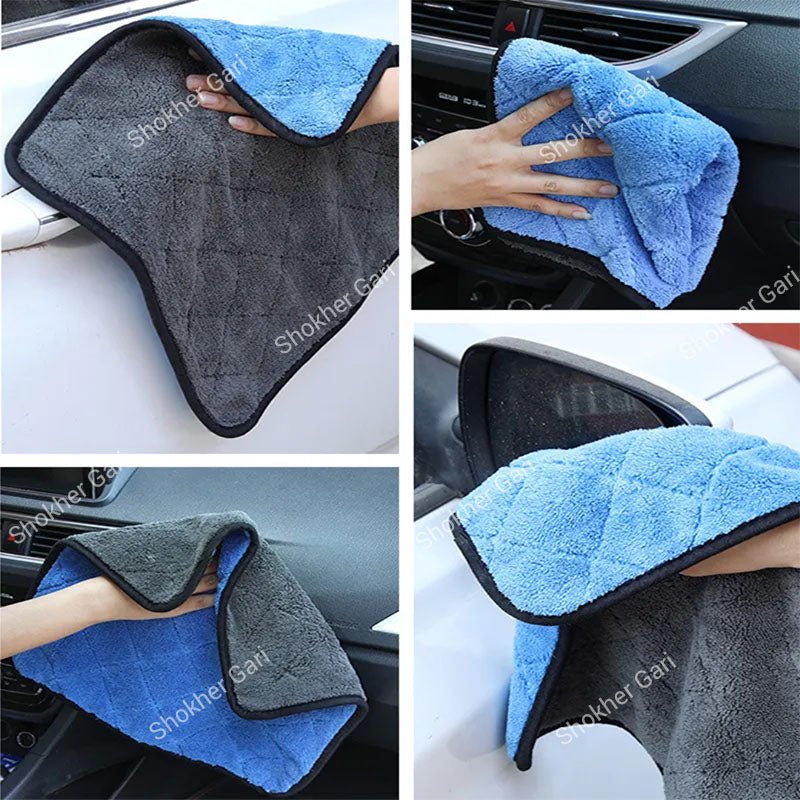 Car Microfiber Towel Cleaning Cloth Super Plushed 600 GSM