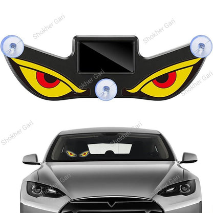 Devil Eye Solar LED Car Window Warning Light – Motion Sensor Type C 1 Pc