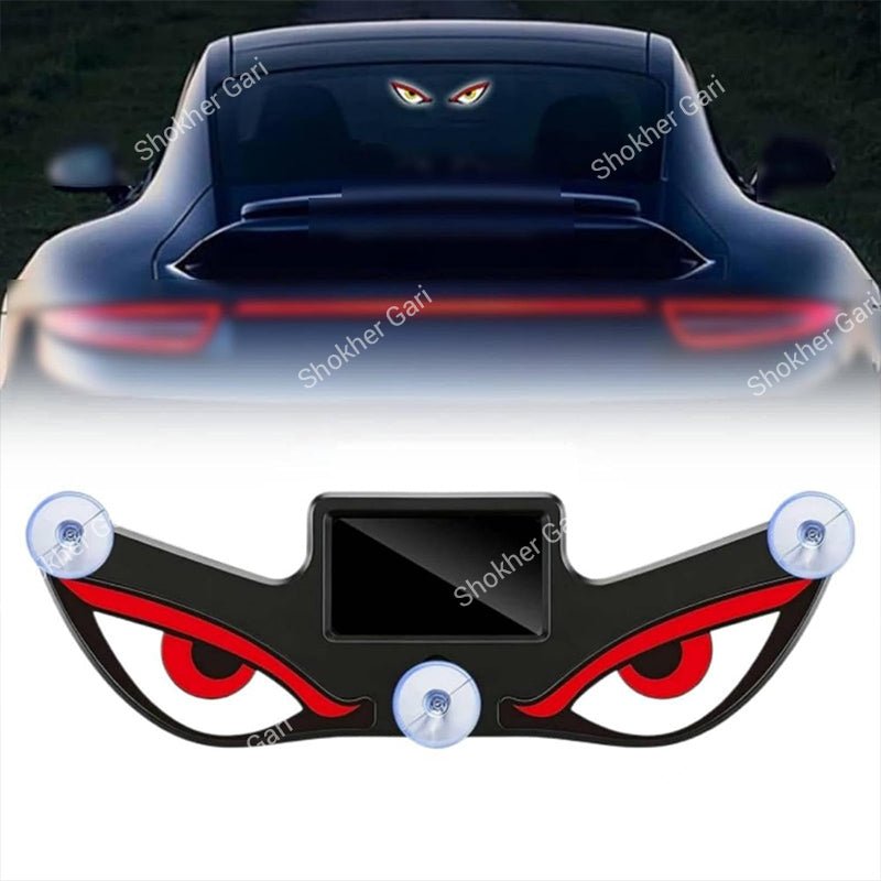 Devil Eye Solar LED Car Window Warning Light – Motion Sensor Type C 1 Pc