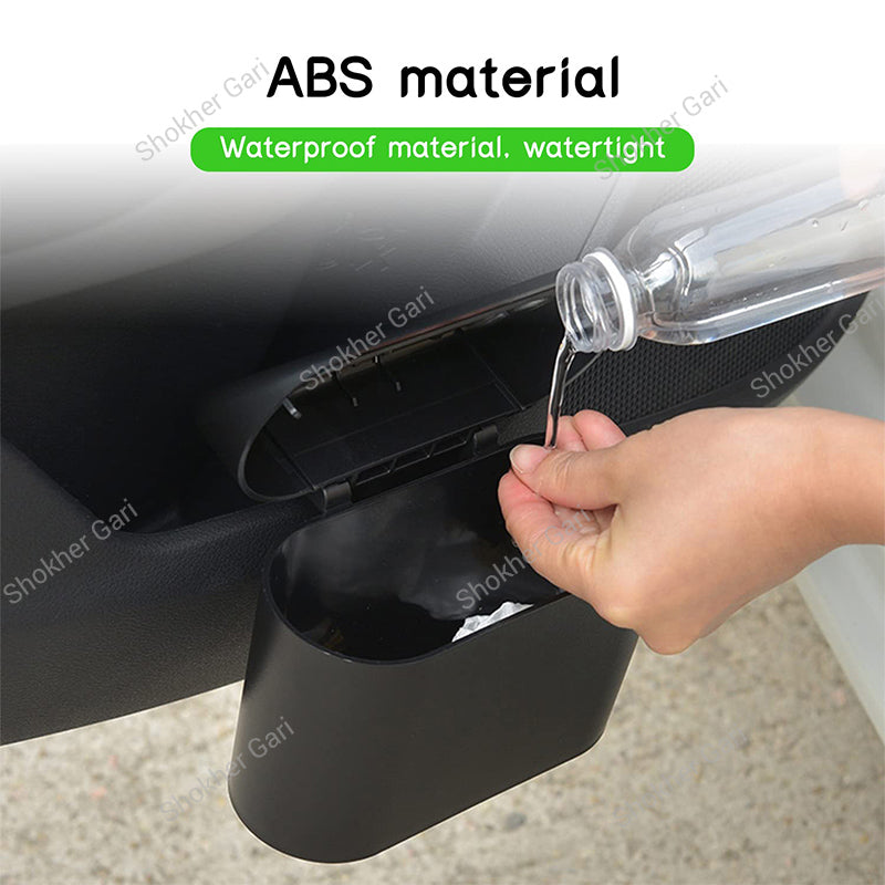 1pcs Car Trash Can Multifunctional Folding Car Dustbin Garbage Organizer
