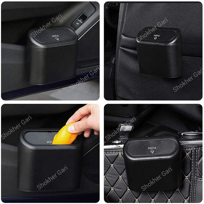 1pcs Car Trash Can Multifunctional Folding Car Dustbin Garbage Organizer