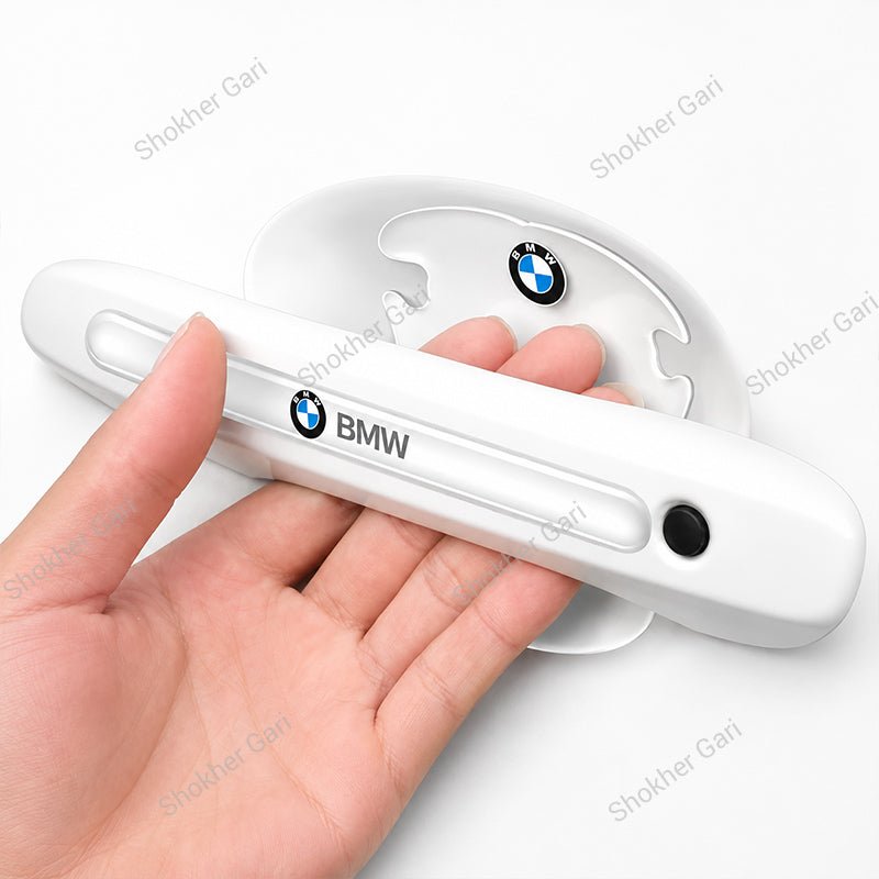 Car Branded Transparent Door Handle And Bowl Guards 8pcs