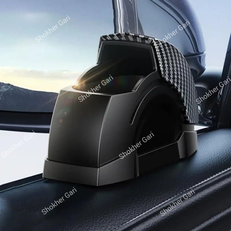 Car New Mini Portable Ashtray Trash With Blue LED Light