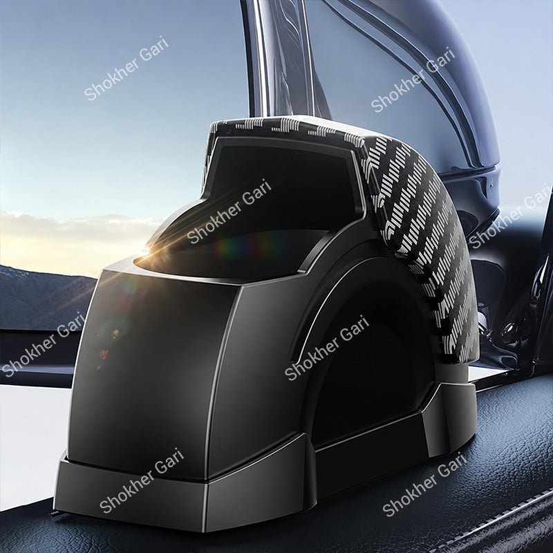 Car New Mini Portable Ashtray Trash With Blue LED Light