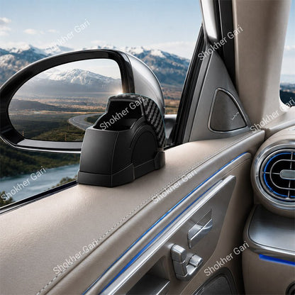 Car New Mini Portable Ashtray Trash With Blue LED Light