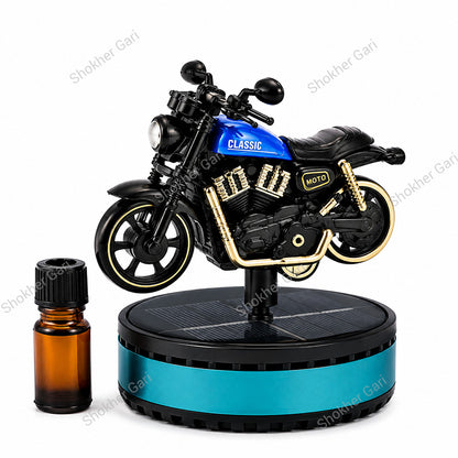 Car Dashboard Bike Style Solar Perfume And Showpiece