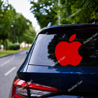 Car Apple Logo Inspired Stickers Back Glass