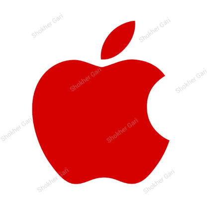 Car Apple Logo Inspired Stickers Back Glass