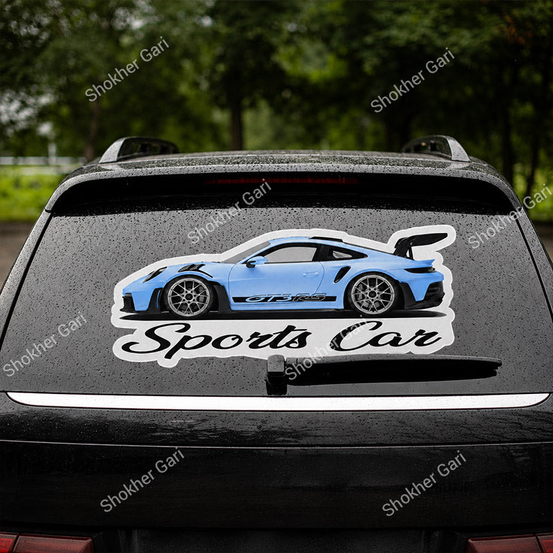 Car Sports Back Glass Big Sticker