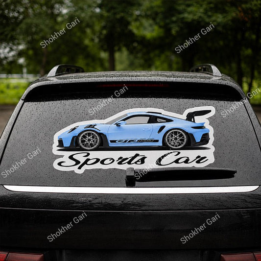 Car Sports Back Glass Big Sticker