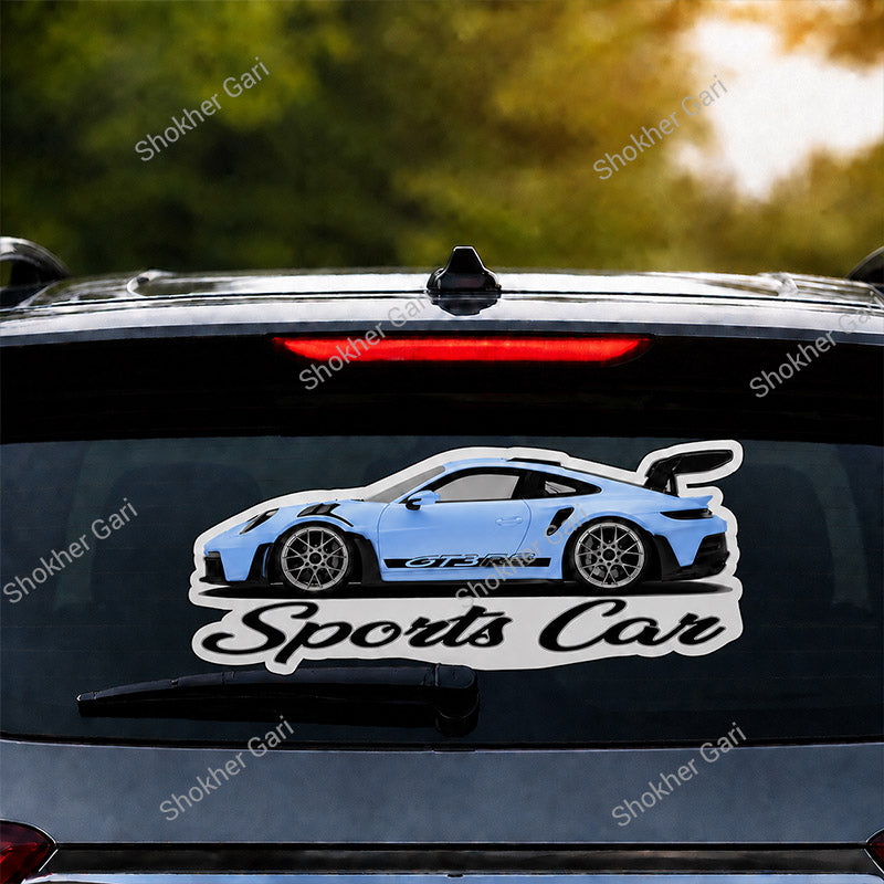 Car Sports Back Glass Big Sticker