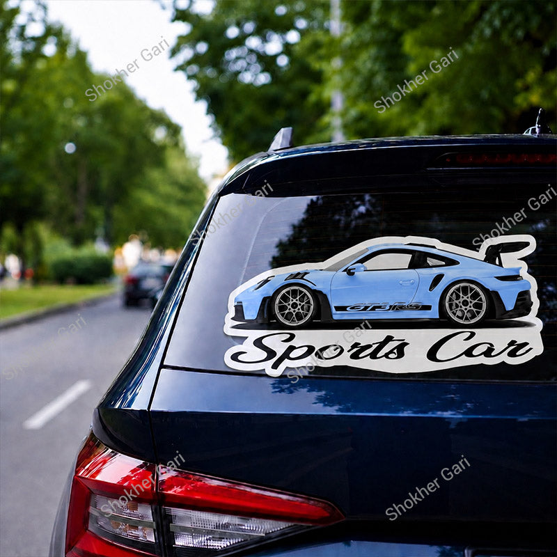 Car Sports Back Glass Big Sticker