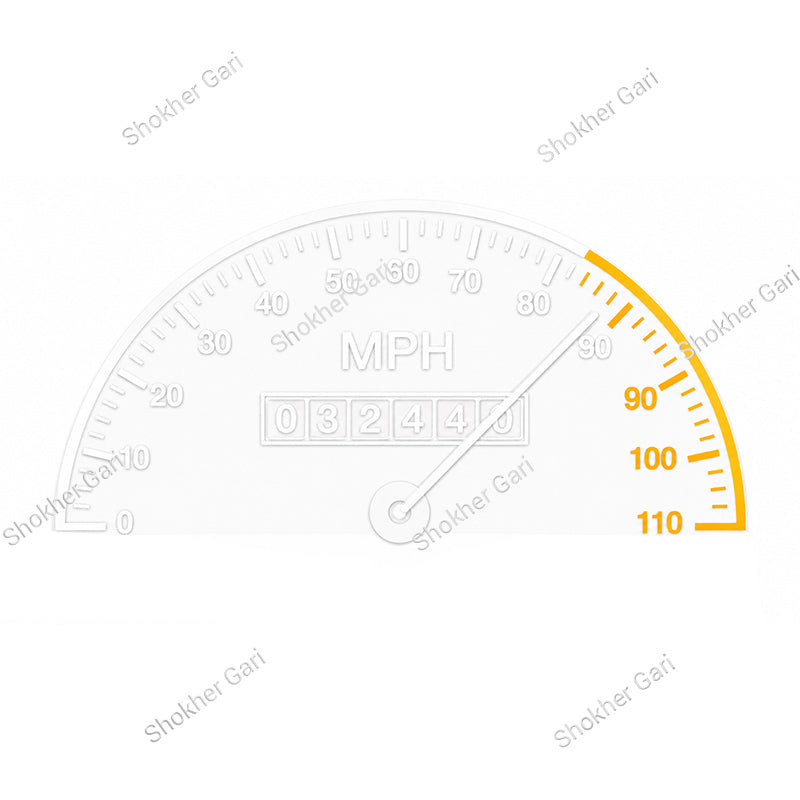 Car Back Glass Meter Sticker