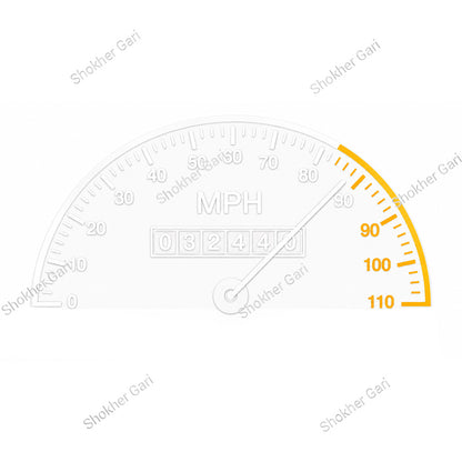 Car Back Glass Meter Sticker