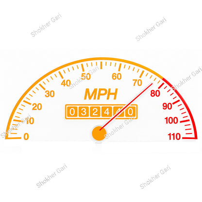 Car Back Glass Meter Sticker